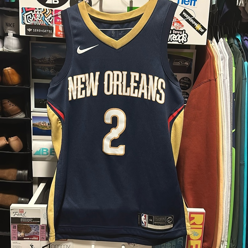 Lonzo Ball New Orleans Pelicans NBA Nike Swingman Men’s Basketball Jersey Medium